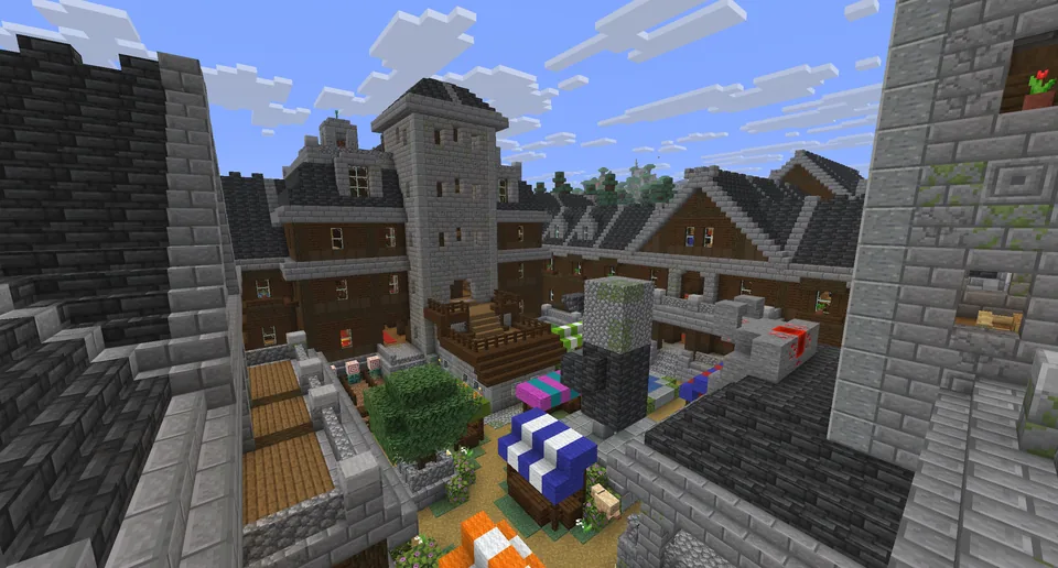 The dark oak Illager Manor